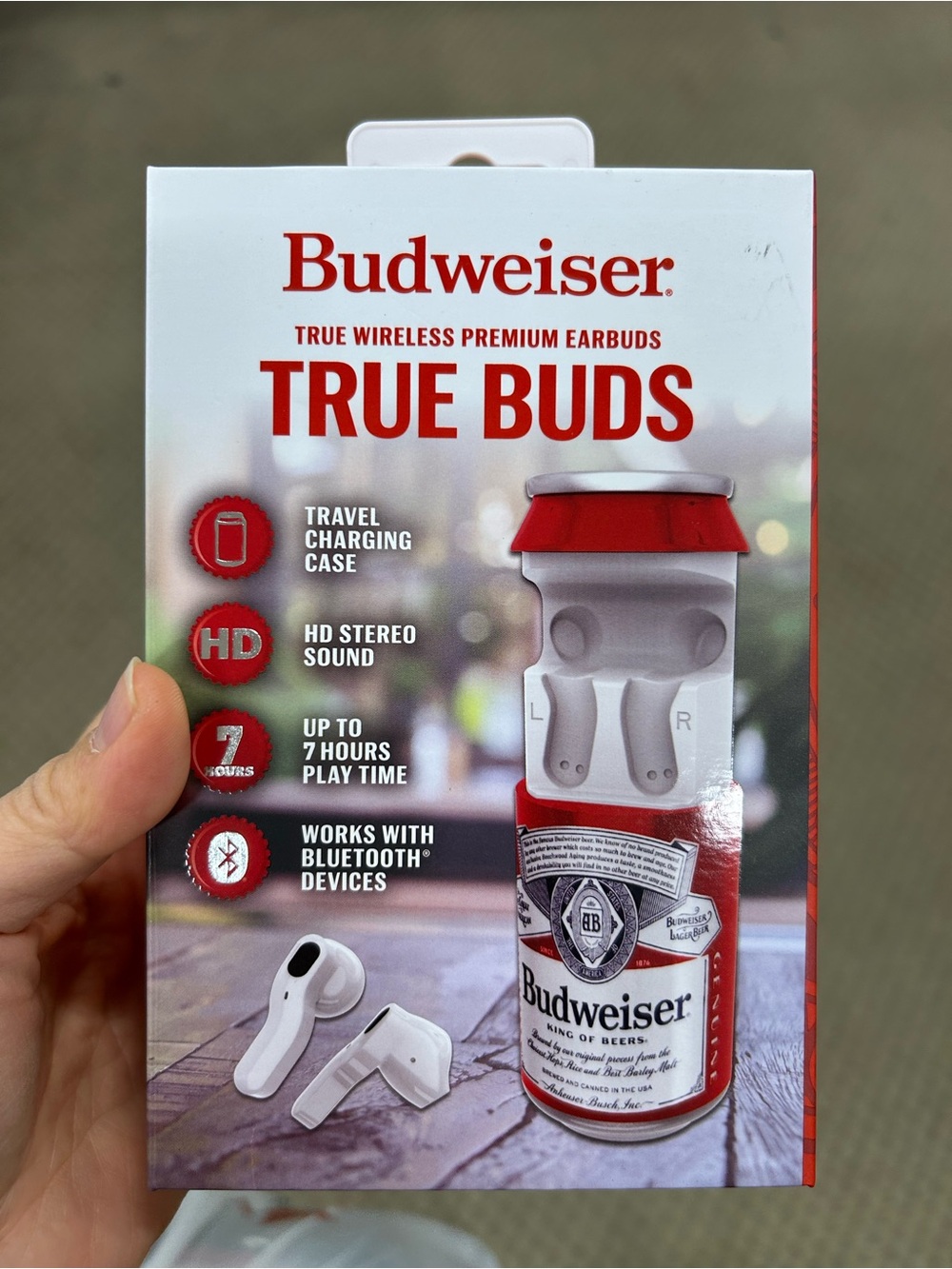NWT Budweiser True Wireless Buds Earbuds